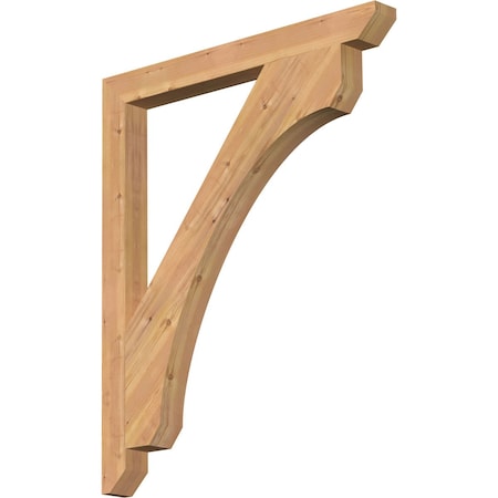 Ekena Millwork Legacy Slat Smooth Bracket, Western Red Cedar, 3 1/2"W x 38"D x 46"H BKT04X38X46LEC06SWR